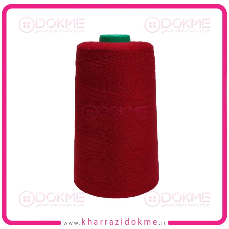 دوک نخ خیاطی رنگ قرمز کد 125