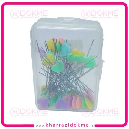 سوزن ته گرد مدل قلب بسته 50 عددی