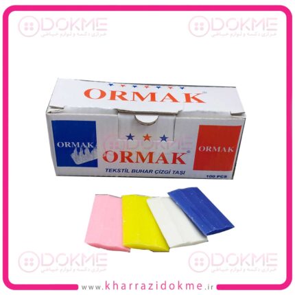صابون خیاطی رنگی طرح ترک (بسته 25 عددی)