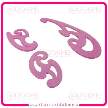 خط کش پیستوله 3 عددی خیاطی