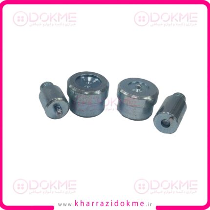 قالب دکمه چهار پارچه میانه