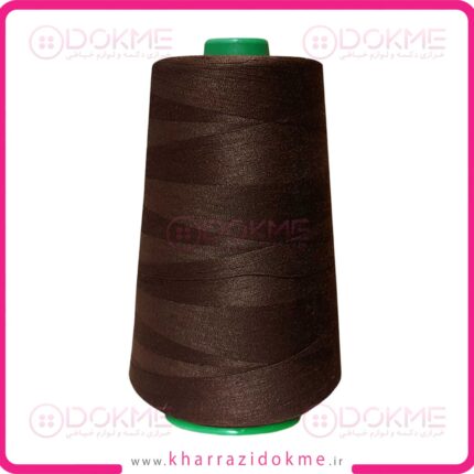 دوک نخ خیاطی رنگ بادمجانی تیره کد 171